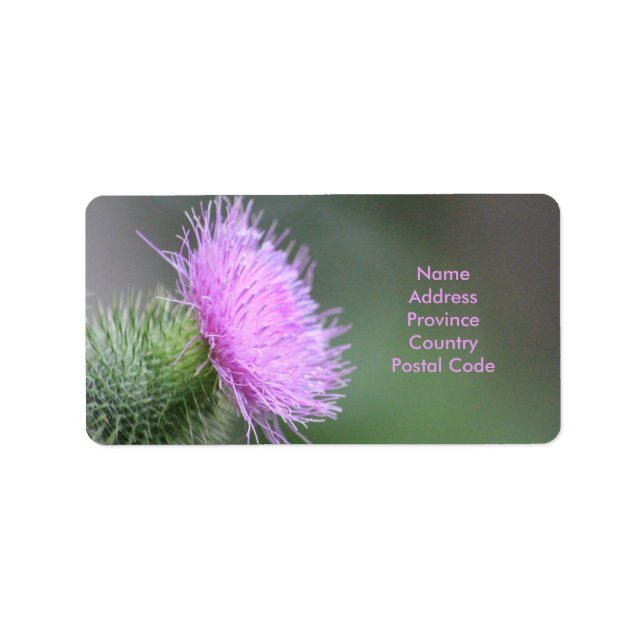 Scotch Thistle Label (Front)