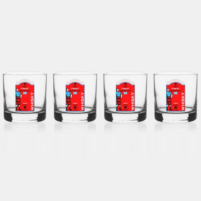 Scotch Whisky Drinker Whiskey Glass (Front)