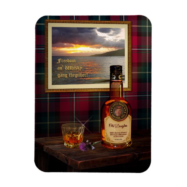 Scotch Whisky Magnet w/out your text and picture (Vertical)
