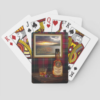 Scotch Whisky w/out your text and photo Playing Cards