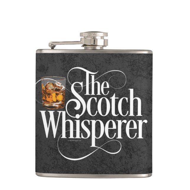 Scotch Whisperer Flask (Front)