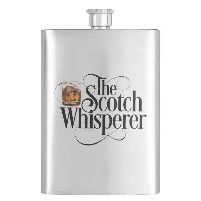 Scotch Whisperer Hip Flask (Front)