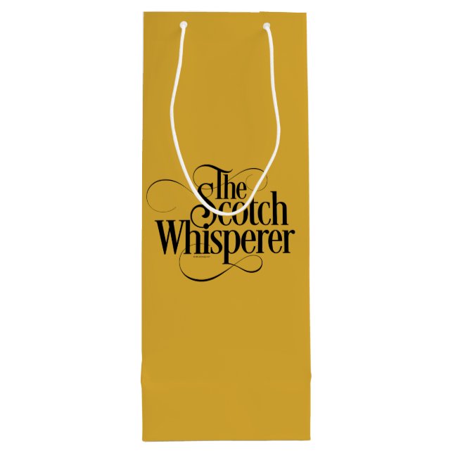 Scotch Whisperer Wine Gift Bag (Back)