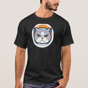 Scotish Fold Cat Minimal, Love Cats T-Shirt