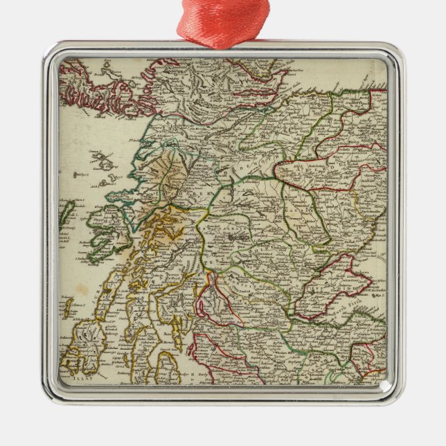 Scotland 10 metal tree decoration (Front)