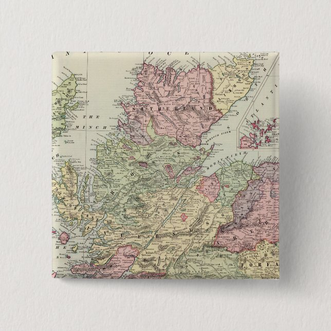 Scotland 15 Cm Square Badge (Front)