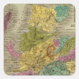 Scotland 15 square sticker