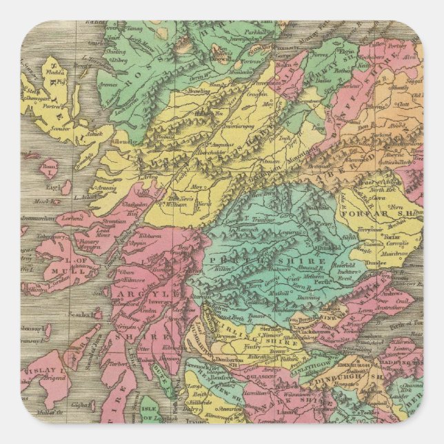 Scotland 18 square sticker (Front)