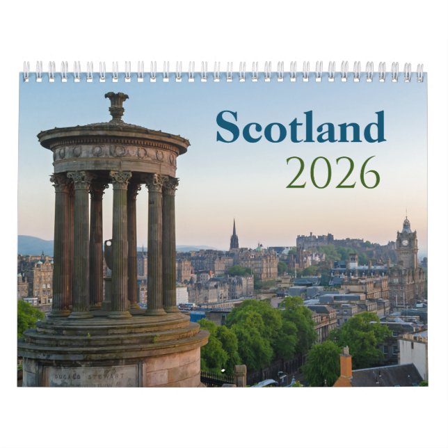 Scotland 2026 Photo Calendar (Cover)