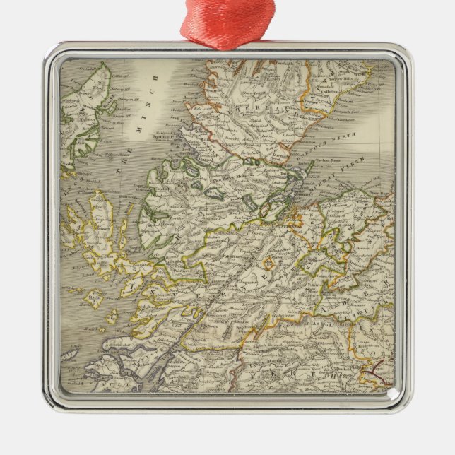 Scotland 24 metal tree decoration (Front)