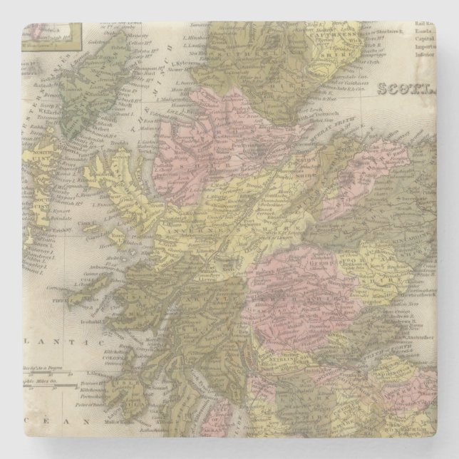 Scotland 2 stone coaster (Front)