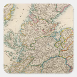 Scotland 3 square sticker