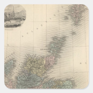 Scotland 4 square sticker