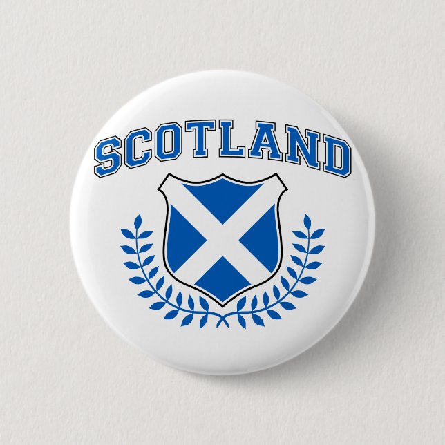 Scotland 6 Cm Round Badge (Front)