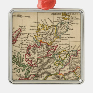 Scotland 7 metal tree decoration