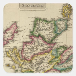Scotland 7 square sticker