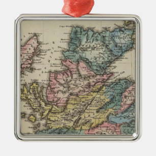 Scotland 8 metal tree decoration