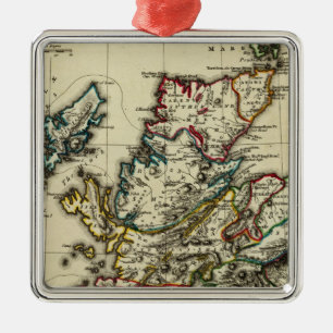 Scotland ancient, modern metal tree decoration