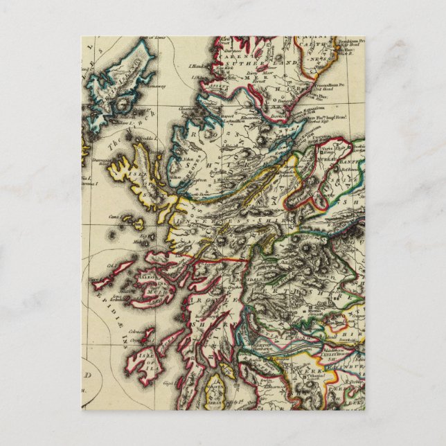 Scotland ancient, modern postcard (Front)