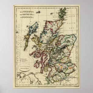 Scotland ancient, modern poster