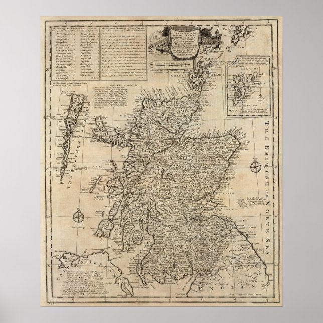 Scotland and Northern Britain Poster (Front)