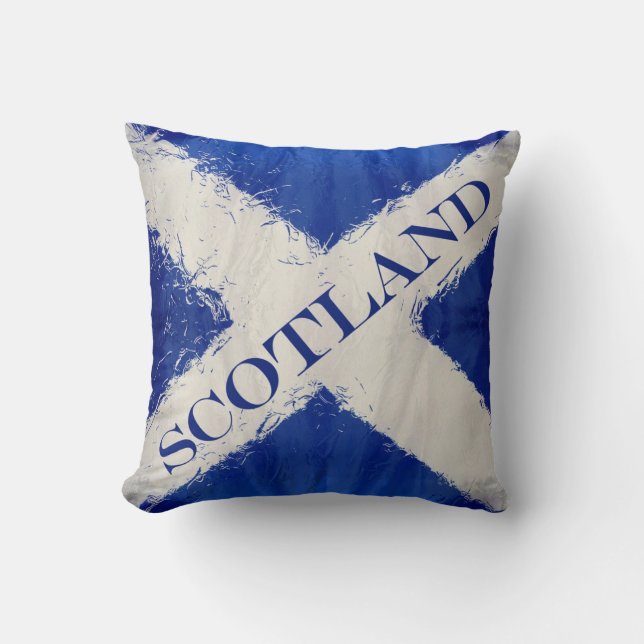 Scotland art flag cushion (Front)