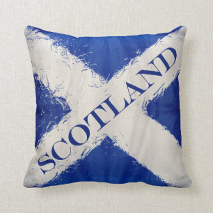 Scotland art flag cushion