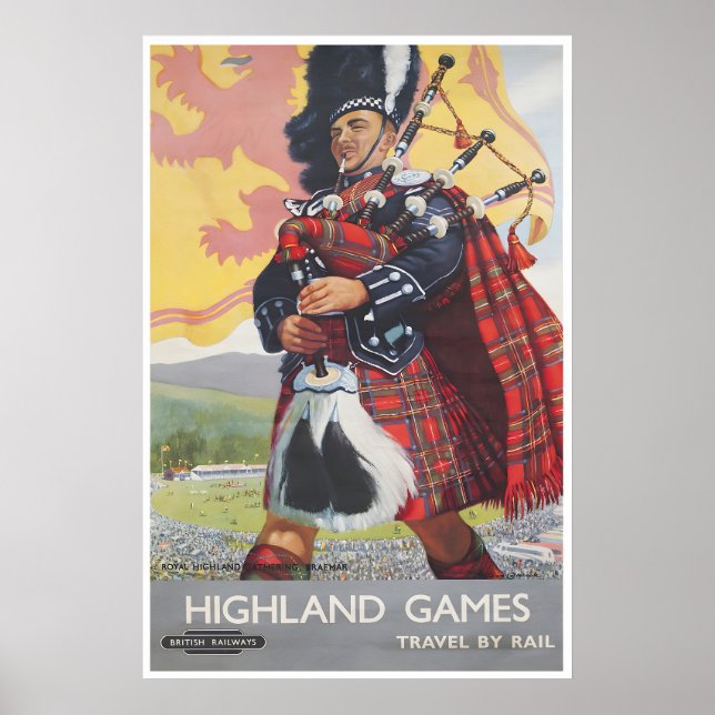 Scotland Art Scottish Print British Railways (Front)