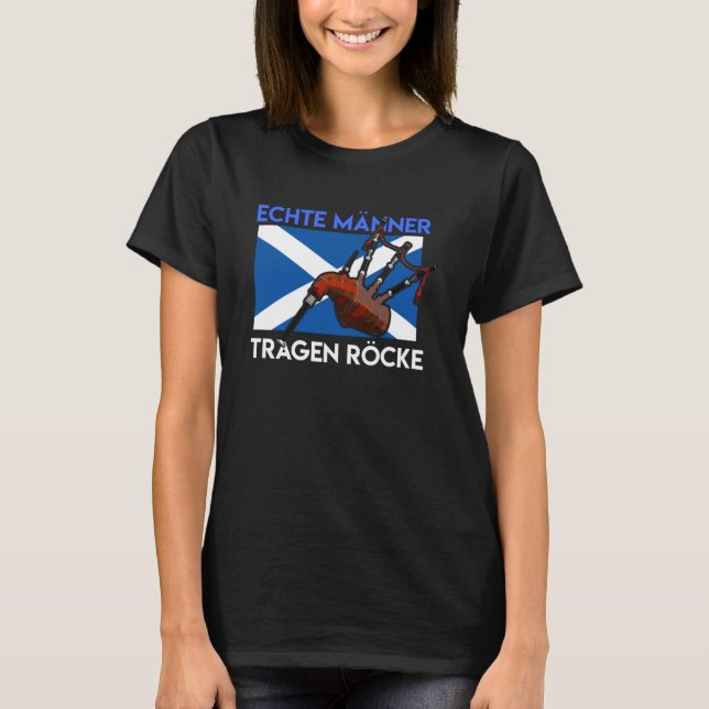 Scotland Bagpipe Kilt Saying T-Shirt (Front)