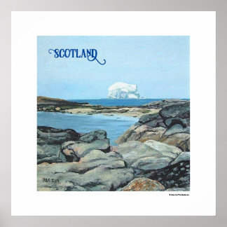 Scotland Bass Rock North Berwick by Pola.B.Alex Poster