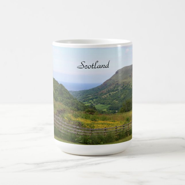 Scotland, Beautiful Highlands of Scotland, Ocean Coffee Mug (Center)