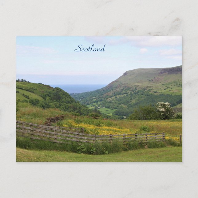 Scotland, Beautiful Highlands of Scotland, Ocean Postcard (Front)