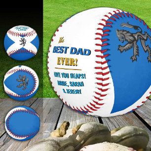 Scotland Best Dad, patriotic Dads, Scottish Flag Baseball