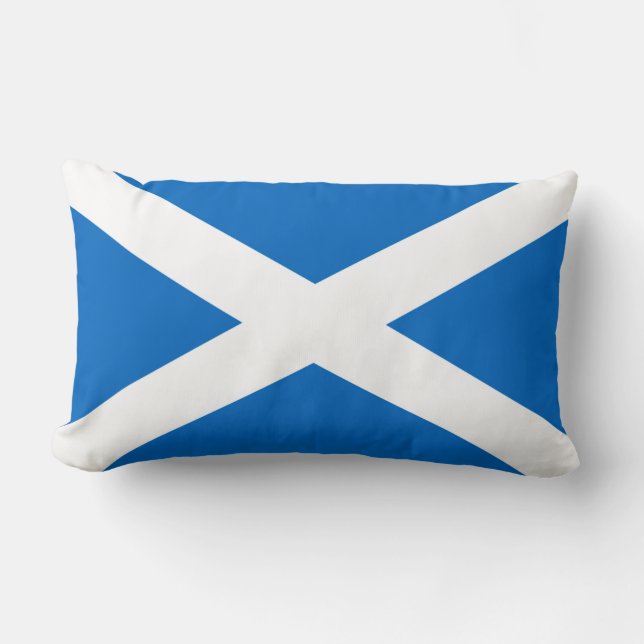 Scotland Bold Flag Graphic Lumbar Cushion (Front)