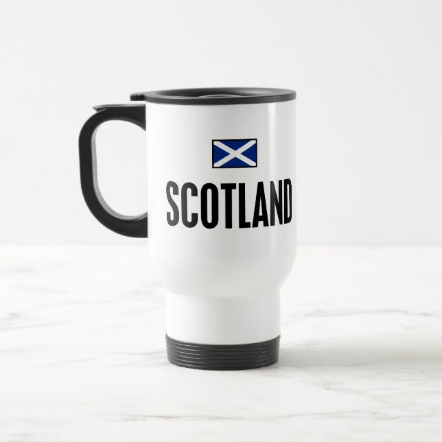 Scotland Bold Travel Mug (Left)