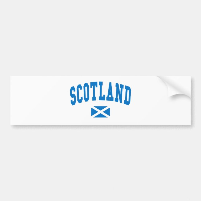 SCOTLAND BUMPER STICKER (Front)