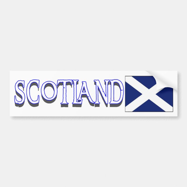 SCOTLAND bumper sticker (Front)