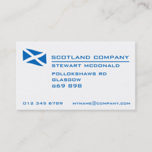 Scotland Business Card