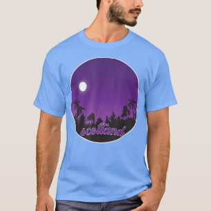 scotland By night with Palms T-Shirt