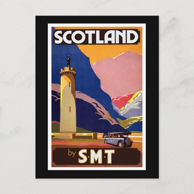Scotland By SMT Postcard (Front)