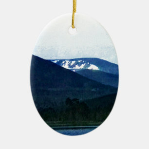 Scotland Cairngorm Mountains Art snap-36518 jGibne Ceramic Tree Decoration