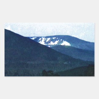 Scotland Cairngorm Mountains Art snap-36518 jGibne Rectangular Sticker