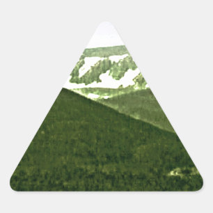 Scotland Cairngorm Mountains snap-36466a3 jGibney Triangle Sticker