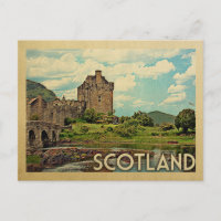 Scotland Castle Vintage Travel