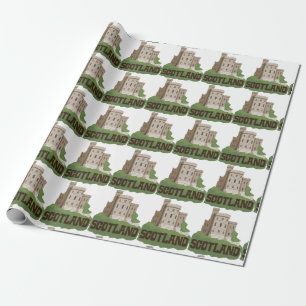 Scotland Castle Wrapping Paper
