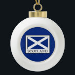 Scotland Ceramic Ball Christmas Ornament<br><div class="desc">Scotland</div>