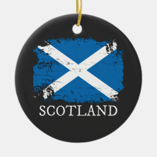 Scotland Ceramic Tree Decoration