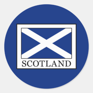 Scotland Classic Round Sticker