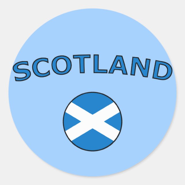 Scotland Classic Round Sticker (Front)