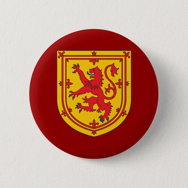 Scotland coat Of Arms 6 Cm Round Badge (Front)